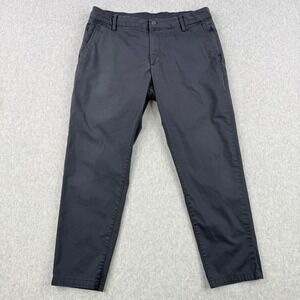 Birddogs Pants Mens Fits 34x26 Gray Chino Lined Boomstick Performance Golf
